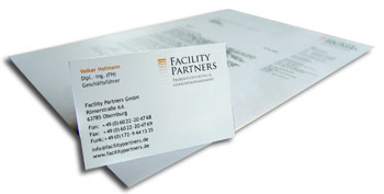 Business stationary  FACILITY PARTNERS