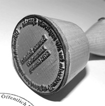 Beglaubigungsstempel