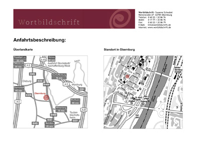 Anfahrtsbeschreibung